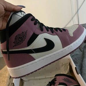 Brand new!! Jordan 1 Mid SE Light Mulberry..women’s Size 10.5..from STOCKX